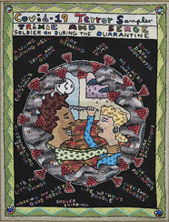 Caroline's contemporary embroidery art